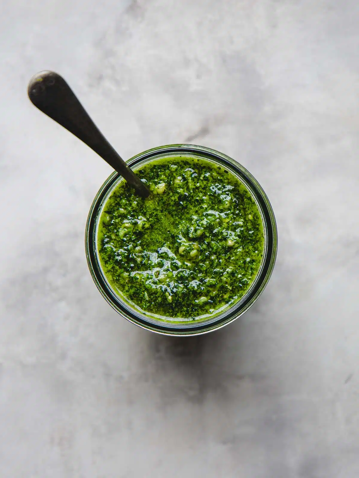 Pesto - De albahaca, almendras tostadas, queso parmesano y aceite de oliva virgen extra